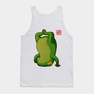 yoga frog headstand pose Tank Top